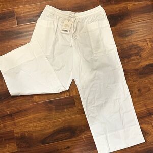 Everlane White Womens wide leg Cargo Pants